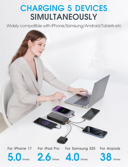 citicr Portable Charger Power Bank, 20000mAh PD20W USB C Fast Charging - Image 5
