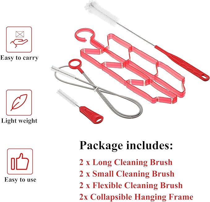 Patelai 2 Set 8 in 1 Hydration Bladder Cleaning Kit Includes 3 Different - Image 6