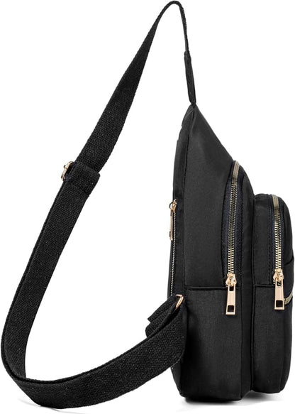 Banelu Small Crossbody Sling Bag Sling Backpack, Chest Bag Daypack Cross Body - Image 3