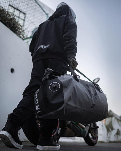 BORLENI Waterproof Motorcycle Dry Duffel Bag Luggage Tail Bag - Image 2