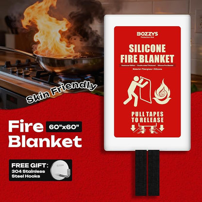 Fire Blanket | Not Prickly Prepared Fire Suppression | 60"x60" Fire Blankets - Image 2