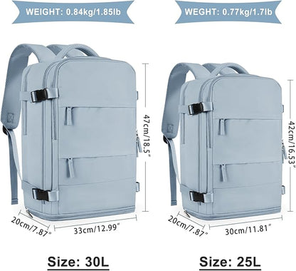 coowoz Large Travel Backpack For Women Men, Carry On Backpack Flight Approved - Image 3