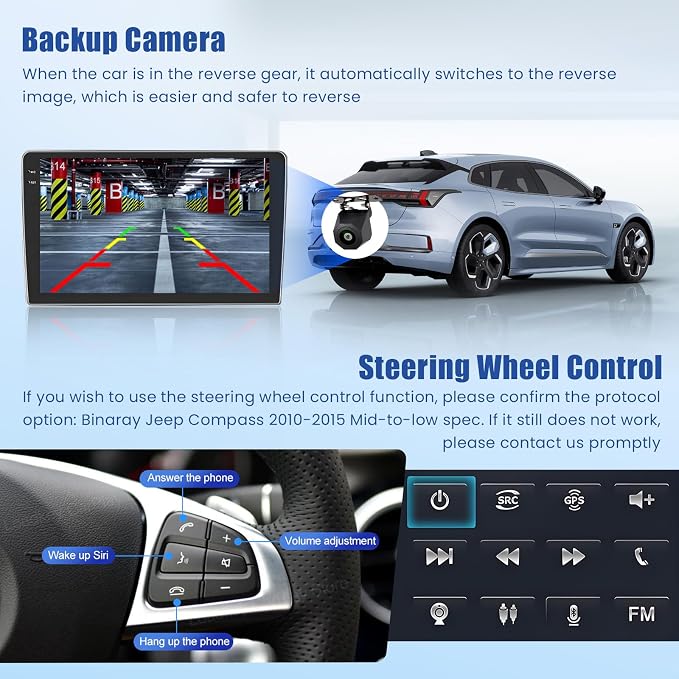5Ghz WiFi Android 15 Car Radio for Jeep Compass Patriot 2010-2016 Car Stereo - Image 7