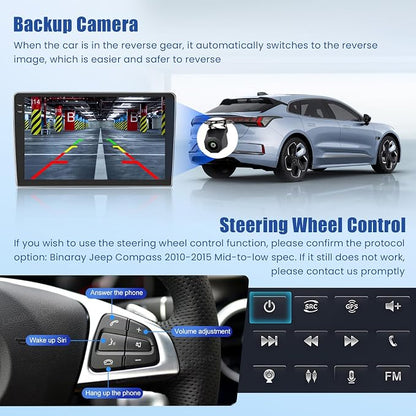 5Ghz WiFi Android 15 Car Radio for Jeep Compass Patriot 2010-2016 Car Stereo - Image 7