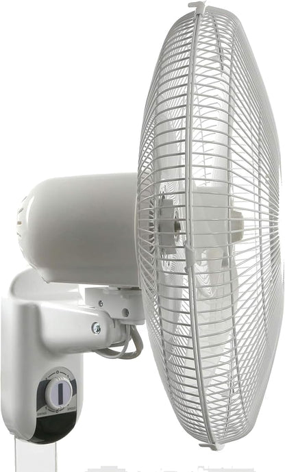 Hurricane Classic Oscillating Wall Mount Fan w/ 3 Quite Speeds, Grow Tents - Image 7