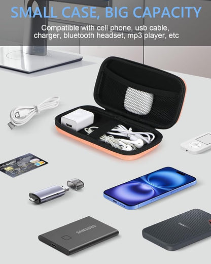Light-Orange Small Carrying Case Universal Travel Case - Image 3