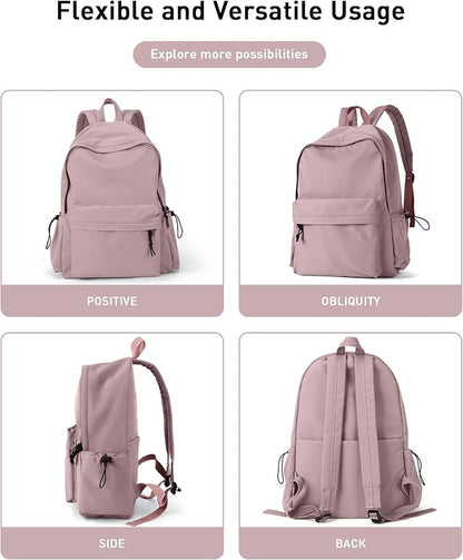 BJLFS Purple Backpack for Girls Women, Waterproof High School Bookbag, - Image 9