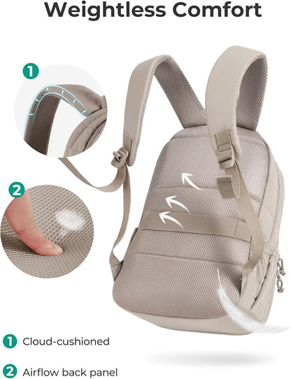 BAGSMART College Laptop Backpack, Travel Backpack - Image 7