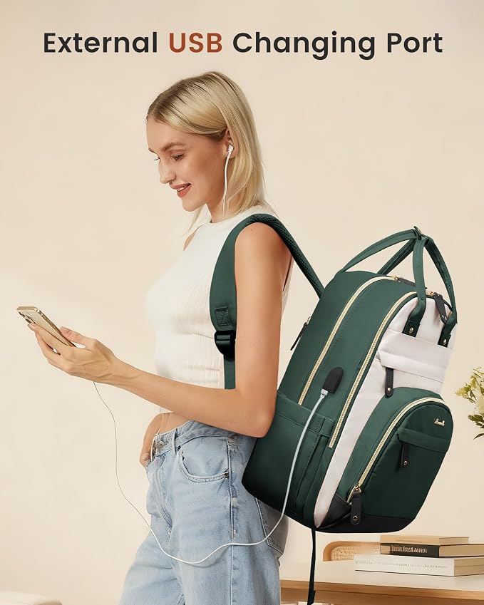 LOVEVOOK Backpack for Women, Laptop Backpack Women, Fits 17 Inch Laptop Bag - Image 2