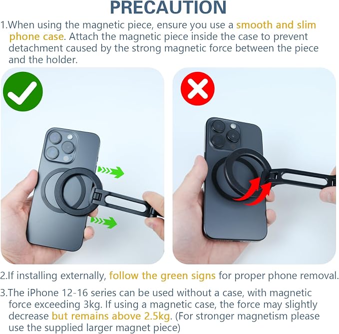 Beviliu Magnetic Neck Phone Holder - Image 9
