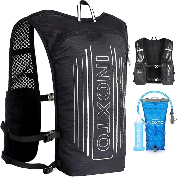 INOXTO Running Hydration Vest Backpack, Lightweight Insulated Pack by INOXTO