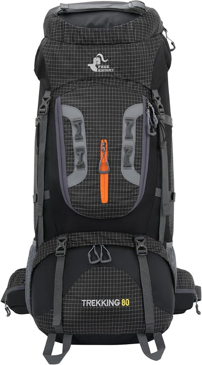 Bseash 80L Waterproof Hiking Camping Backpack - Image 8