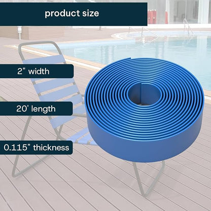 2 Inch Wide, 20ft Long Vinyl Strap - Image 3