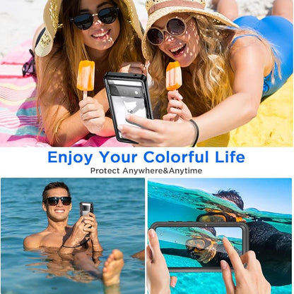 AICase for Google Pixel 8 Case Waterproof Clear Built-in Screen Protector - Image 8