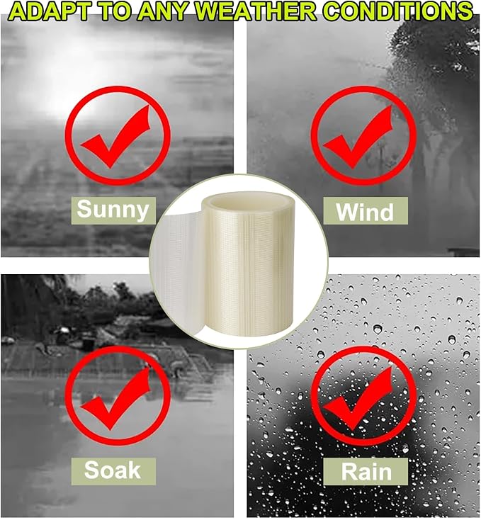 Eonion RV Awning Repair Tape for Tent, Underbelly, Sail Tape, Boat Covers - Image 5