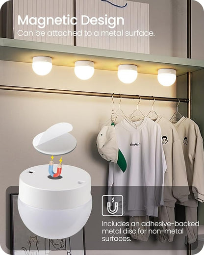 Rechargeable Light Bulbs with Remote Control 4 Packs, Battery Operated Light - Image 6