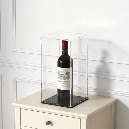 SVENJBB Display Case for Red Vine Bottle, Acrylic Box for Trophy and Toy Figures - Image 3
