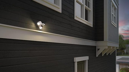 Lithonia Lighting HomeGuard 3-Light LED Outdoor Flood Lights, Outdoor LED Lights - Image 8