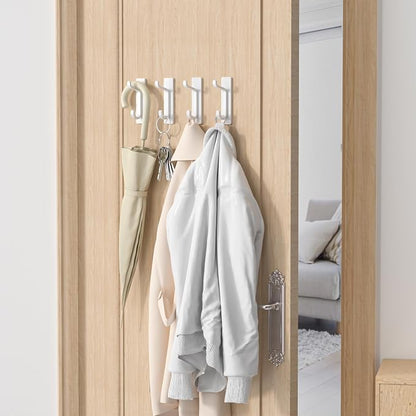 pickpiff Wall Hooks for Coat and Towel: 13LB Strong Adhesive Door Hanger Stick - Image 6