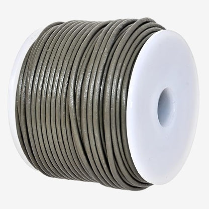 GENIQUE Real/Genuine Round Leather String Cord by GENIQUE