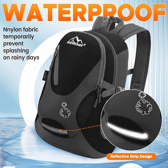 sunhiker Small Hiking Backpack Women Men 20L Lightweight Travel Backpack - Image 3