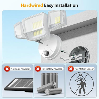 Onforu Dusk to Dawn Outdoor Lighting, 90W 10000LM Flood Lights Outdoor - Image 2