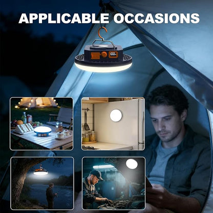 10000mAh 4000LM Flashlight Portable LED Camping Lantern Rechargeable Light 30W - Image 6