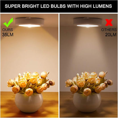 Mlambert 4 Pack Motion Sensor LED Night Light, Cordless Battery-Powered - Image 7