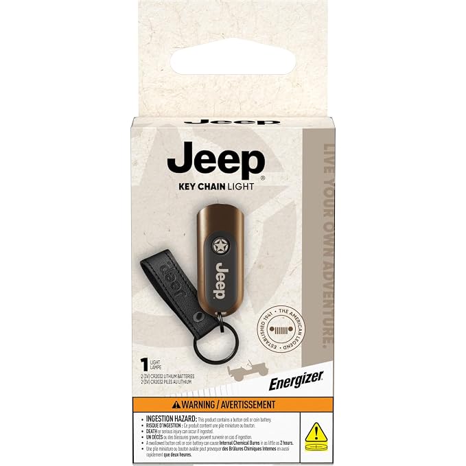 Energizer Jeep Keychain Flashlight, Bright Compact Portable Flashlight Keychain - Image 9