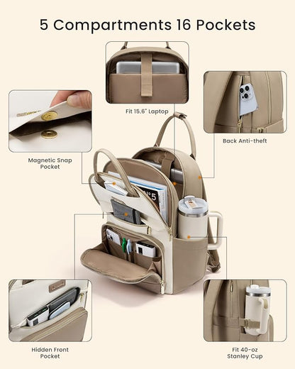 LOVEVOOK Laptop Backpack for Women - Image 3