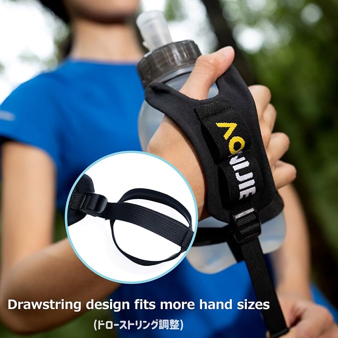 Azarxis TPU Soft Flask Collapsible Water Bottle Running Folding Gel Water - Image 3