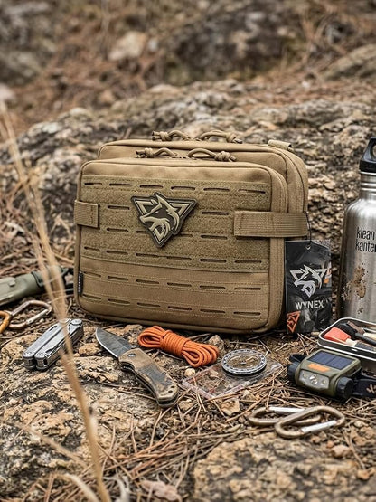 WYNEX Tactical Molle Admin Pouch of Double Layer Design, Admin Pouches Molle - Image 6