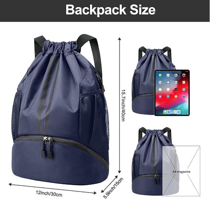 Hoedia Sports Drawstring Backpack - Image 2