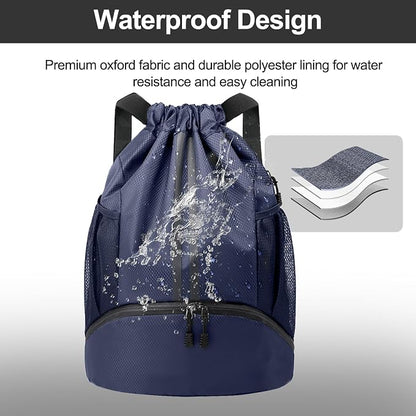 Hoedia Sports Drawstring Backpack - Image 5