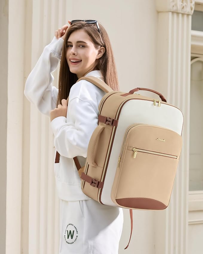 LOVEVOOK 40L Travel Backpack for Women & Men, Airline Approved Carry On Luggage - Image 6