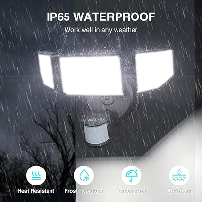 Abovizo 85W Motion Sensor Outdoor Light, 8500LM Ultra-Bright LED Security Light - Image 7