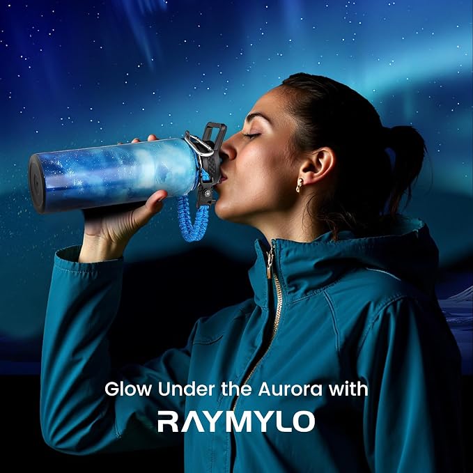 RAYMYLO Insulated Water Bottle 40 oz, Triple Wall Vacuum Stainless Steel - Image 2
