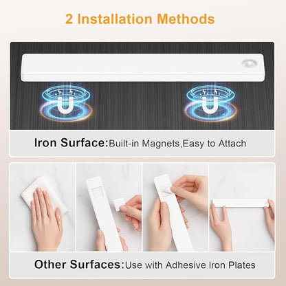 Under Cabinet Lighting, USB Rechargeable Motion Sensor Light Indoor, Battery - Image 8