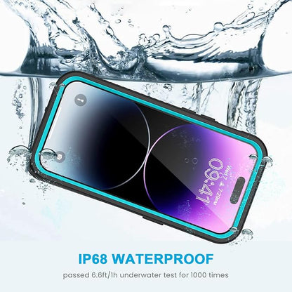 Lanhiem for iPhone 14 Pro Case, IP68 Waterproof Dustproof Shockproof 14 Pro Case - Image 2