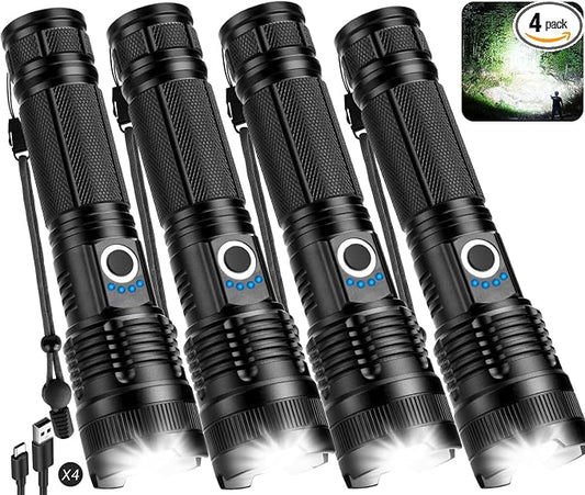 Kmivo Flashlights Rechargeable LED High Lumens by Kmivo
