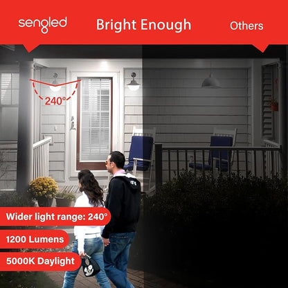 Sengled Dusk to Dawn LED Outdoor Light Bulb, 75 Watt Equivalent, 1200 Lumens - Image 4