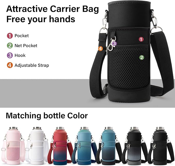 DYSANKY Insulated Water Bottle | Thickened Stainless Steel Vacuum Metal | - Image 5
