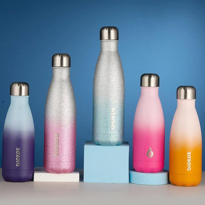 BJPKPK 12oz Small Insulated Water Bottles Stainless Steel Water Bottle - Image 4