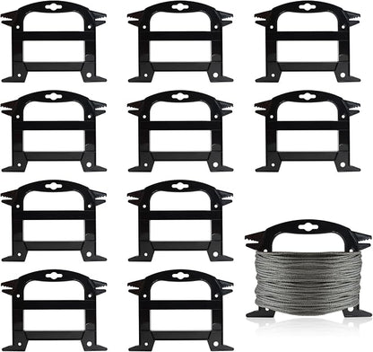 Cord Winder Organizer Plastic Rope Winder 6 Inch Paracord Spool Cord Storage by ORNAROVI