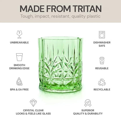 BELLAFORTE Shatterproof Tritan Plastic Short Tumbler, 13oz - Image 5