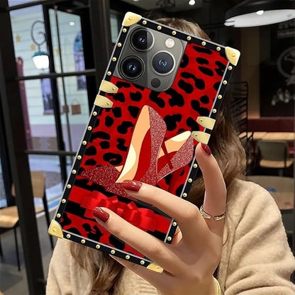Compatible with iPhone 12 Pro Max Case, Elegant High Heels Luxury Golden - Image 6
