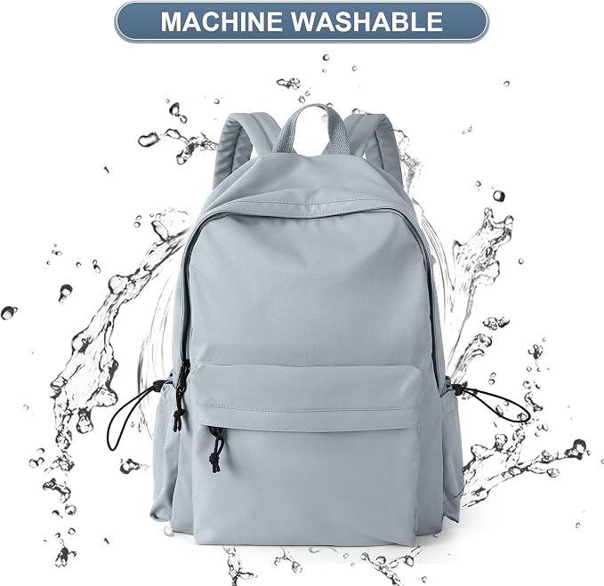 PAUBACK Blue School Backpack for Girls Water Resistant High School Book Bag - Image 6