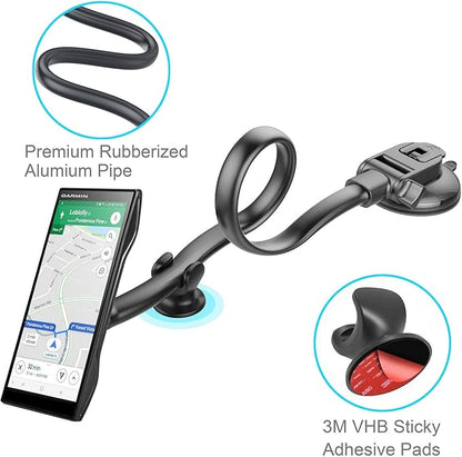 APPS2Car for Garmin GPS Car Mount, Windshield Dashboard Suction Cup GPS Mount - Image 4