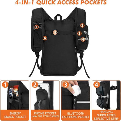Seektop Small Hiking Backpack Expandable 12L-15L, Lightweight Packable - Image 5