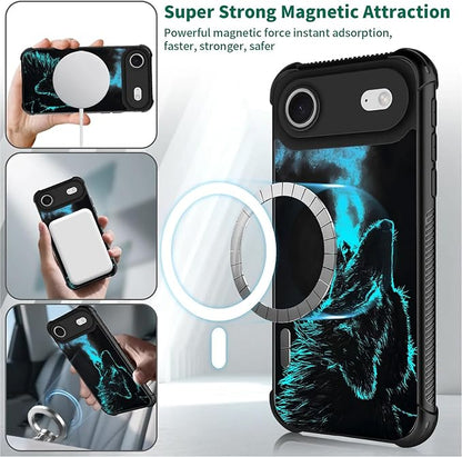 for iPhone 17 Air Case, for MagSafe Graphic Design for Girl Boy Soft Silicone - Image 2